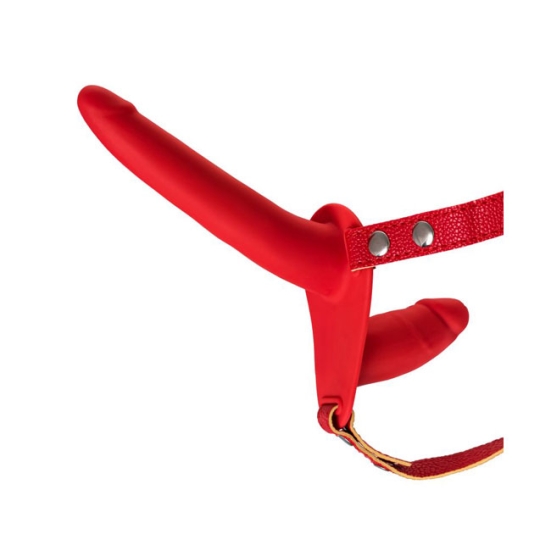 Страпон ToyFa Black&amp;Red