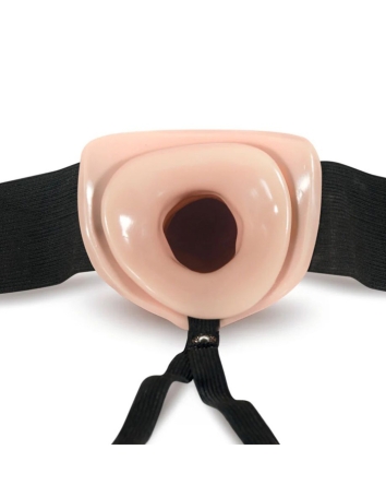 Страпон полый DR. Skin 7" Hollow Strap-On